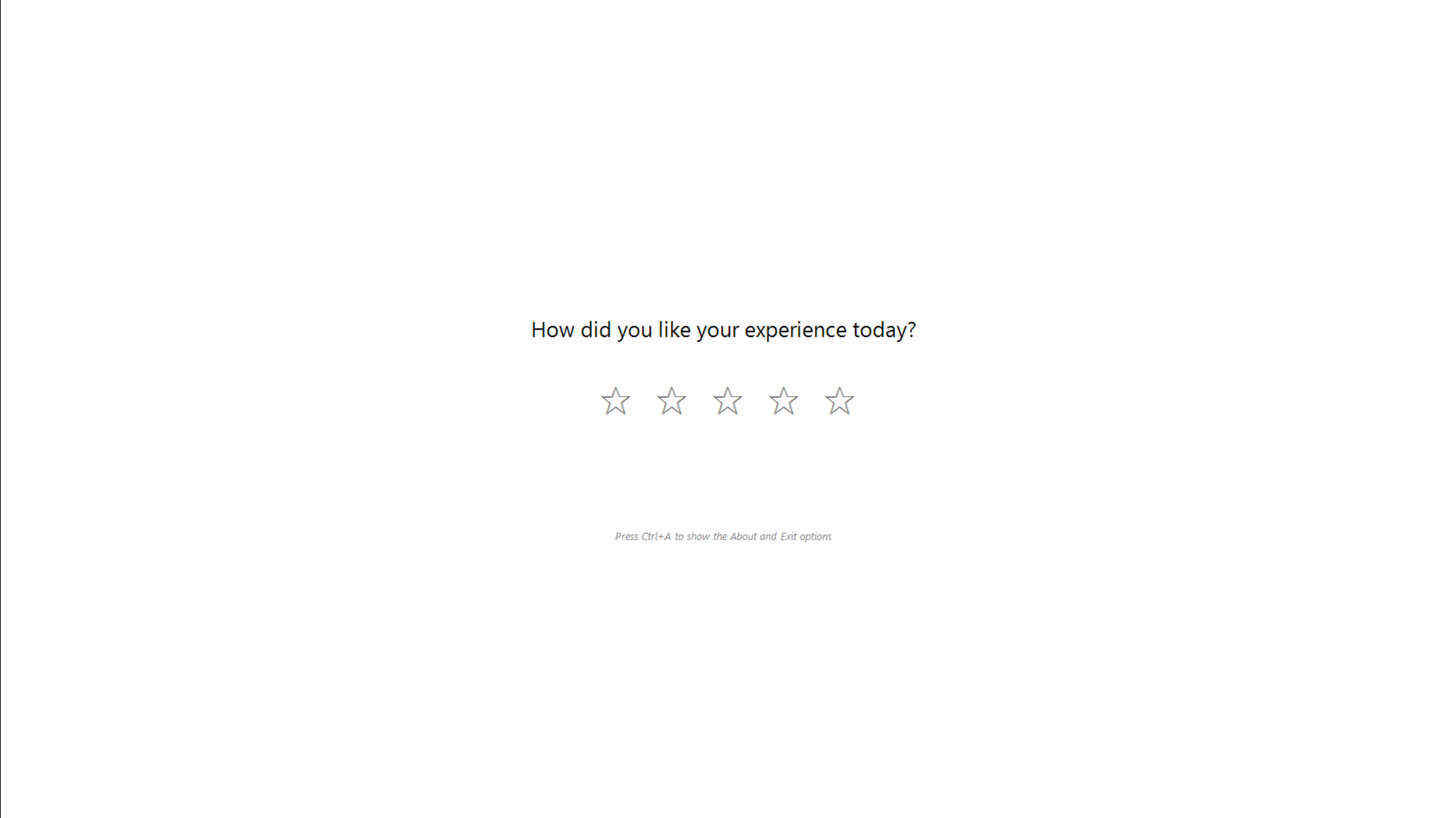 Fullscreen Rating